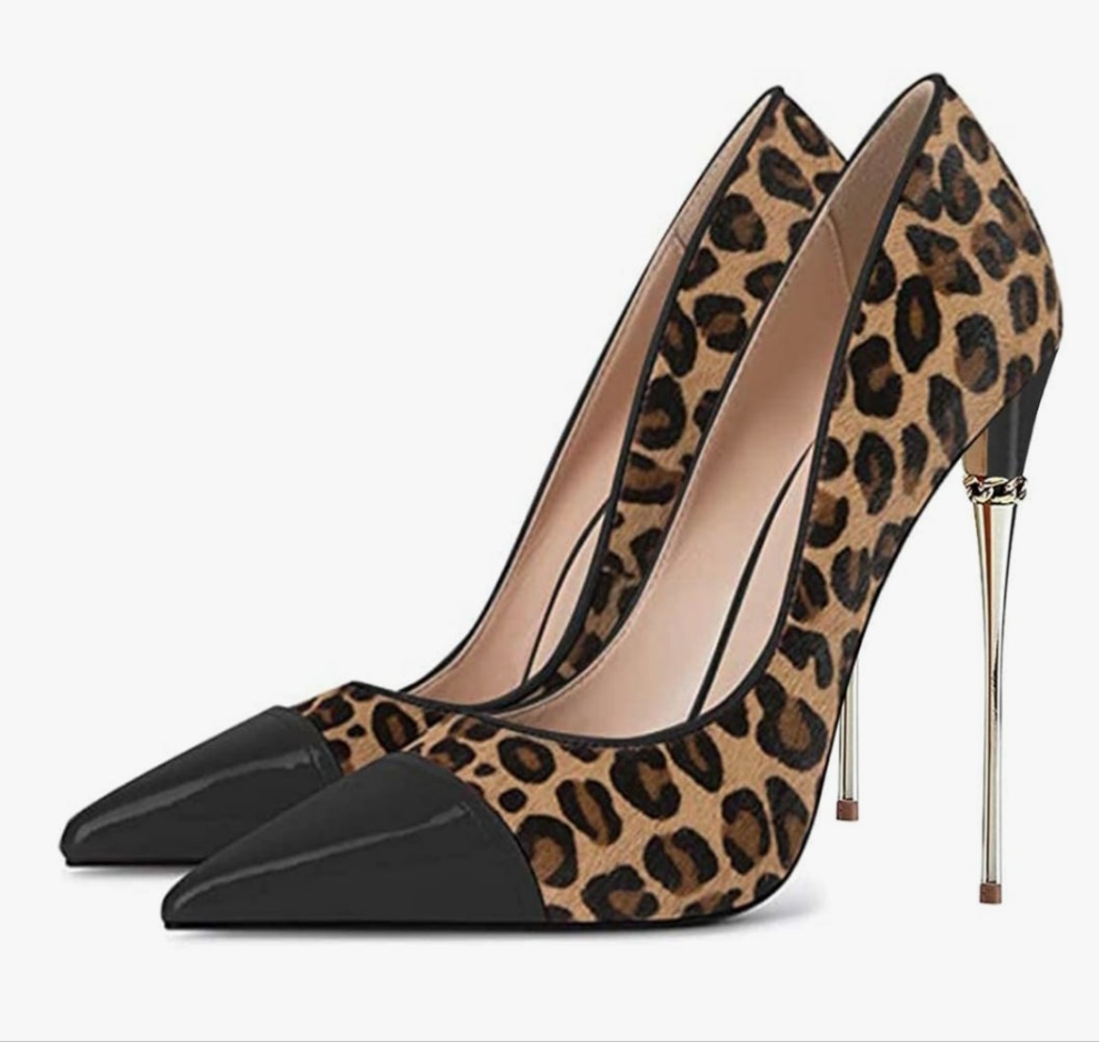 Sexy Slip On Pumps Stiletto Heels Pointy Toe Chic Party Evening Dress