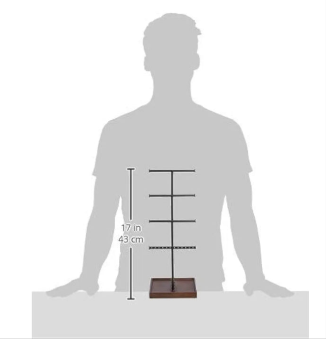 Four-Tier Jewelry Tree Stand