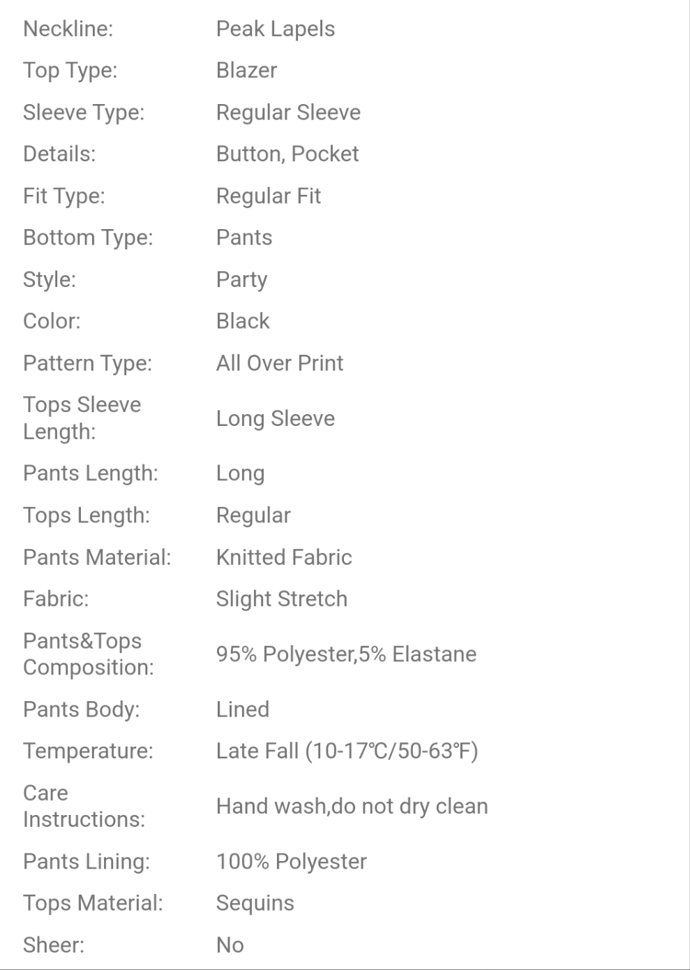 2pcs Men's Knit Fashion Casual Young Suit, Open Mesh Sequin Jacket And Elastic Waist Suit Pant Set COCOMONEY