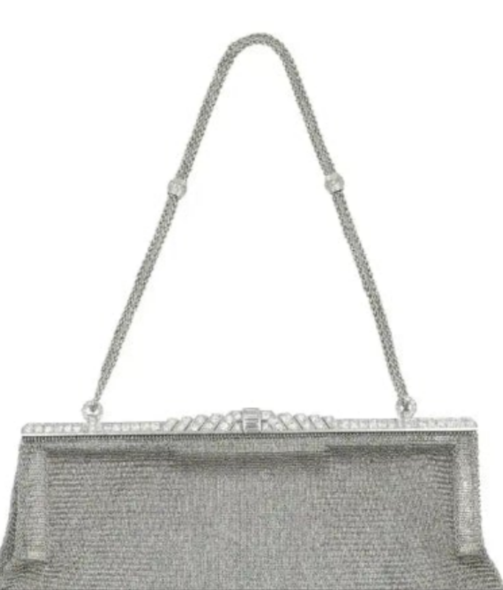 Platinum and Diamond Evening Purse 334 grams of platinum
