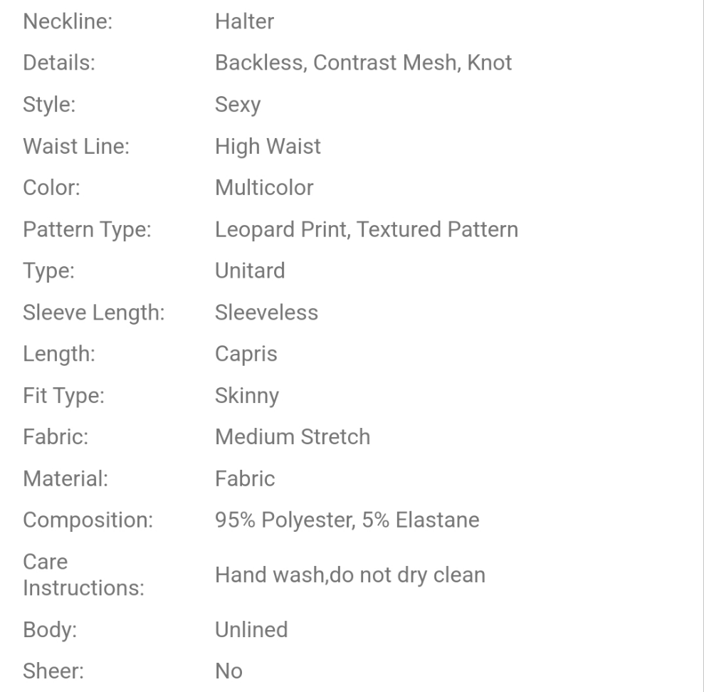 Plus Size Women's Halter High Stretch Figure-Hugging Sexy Leopard Print Mesh Patchwork Jumpsuit, Spring/Summer COCOMONEY