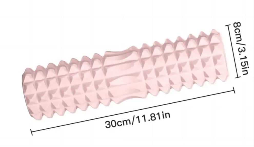 Foam Roller Massage Roller For Muscle Relaxation, Slimming Legs, Yoga Column, Fitness Equipment Auxiliary Tool material eva pink