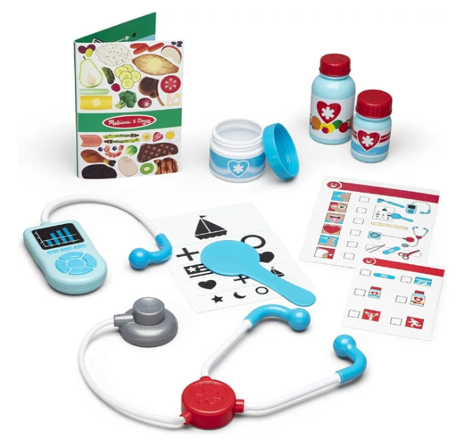 Get Well Doctor’s Kit Play Set – 25 Toy Pieces - Doctor Role Play Set, Doctor Kit For Toddlers And Kids Ages 3+