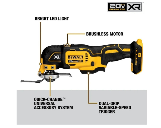 DEWALT 20V MAX Power Tool Combo Kit, 10-Tool Cordless Power Tool Set with 2 Batteries and Charger