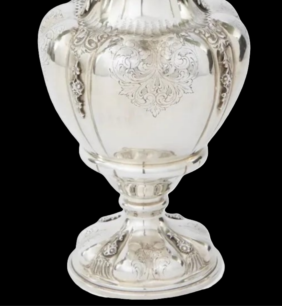 Large Sterling Silver Decorative Vase / Piece 925 silver