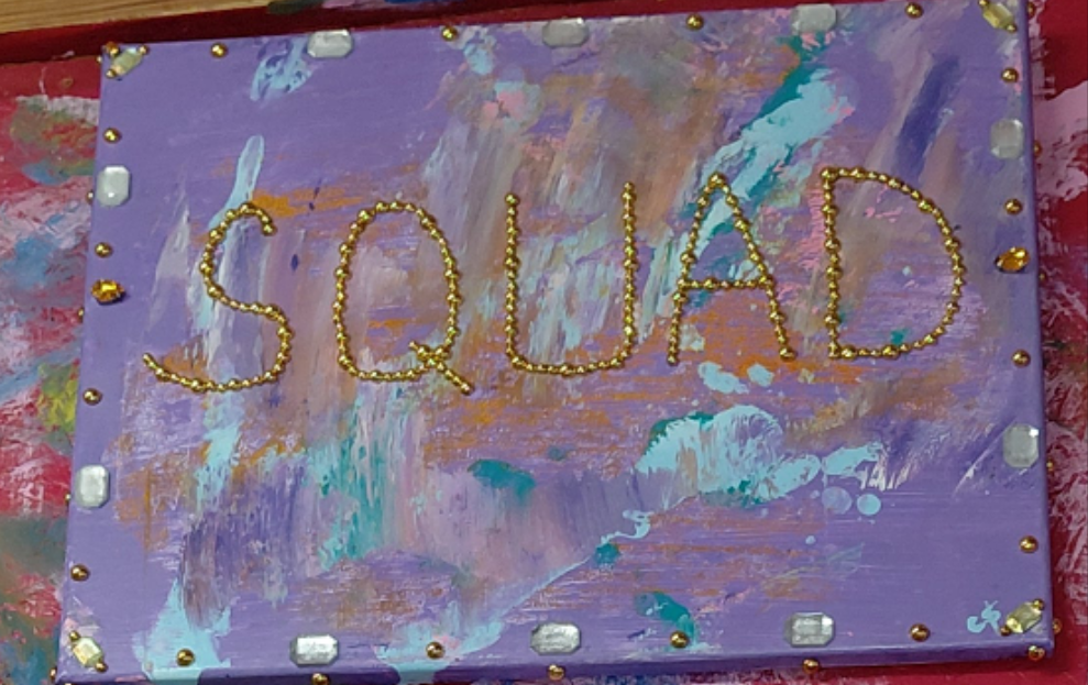 COCOMONEY ART Hustle 1 OF 1 CUSTOM PIECE BY COCOMONEY painting on canvas