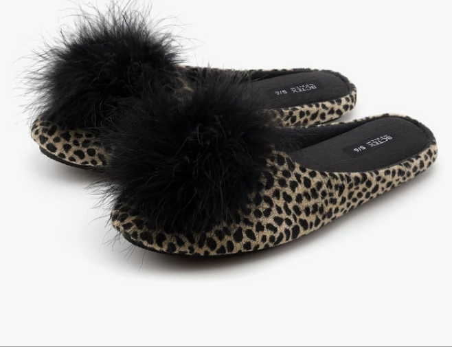 Women's Cozy Velvet Memory Foam House Slipper, Ladies Fuzzy Bedroom Slipper Non-slip Sole