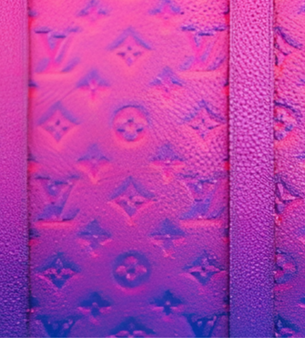 Louis Vuitton Keepall 50B
Taurillon Illusion Blue/Pink