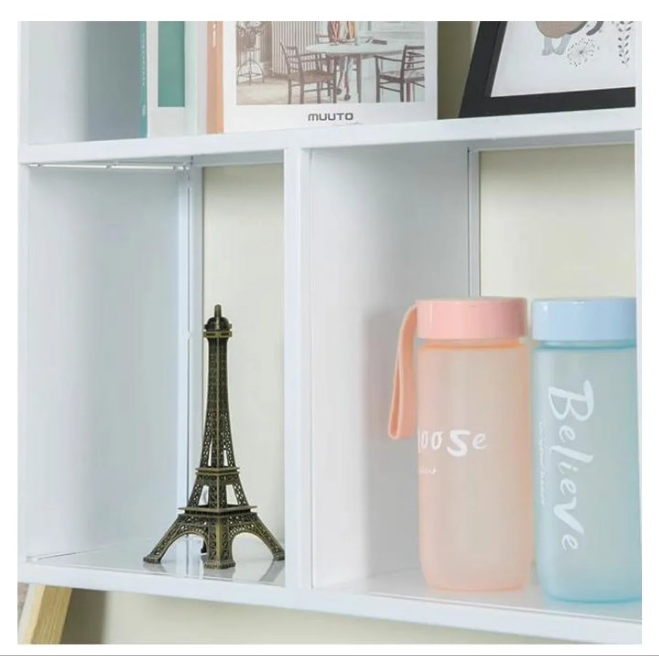 Wall Mount Shelves Small House Shape Floating Shelves Metal Frame,Wall Mounted Display Shelves Storage Unit,Modern Home Decor Wall Shelf Bookshelves for Living Room,Nursery,Office,Bedroom,Bathroom,