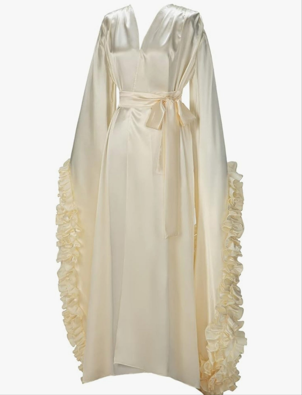 Satin Robe Long Bath Robe Sleepwear Wedding Bridesmaid Robe Photoshoot