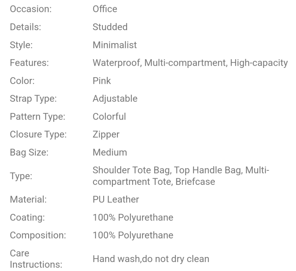 Laptop Bag For Women 15.6 Inch Laptop Tote Bag Leather Work Bag Waterproof Briefcase Business Office Computer Bag Large Capacity Handbag Shoulder Bag COCOMONEY