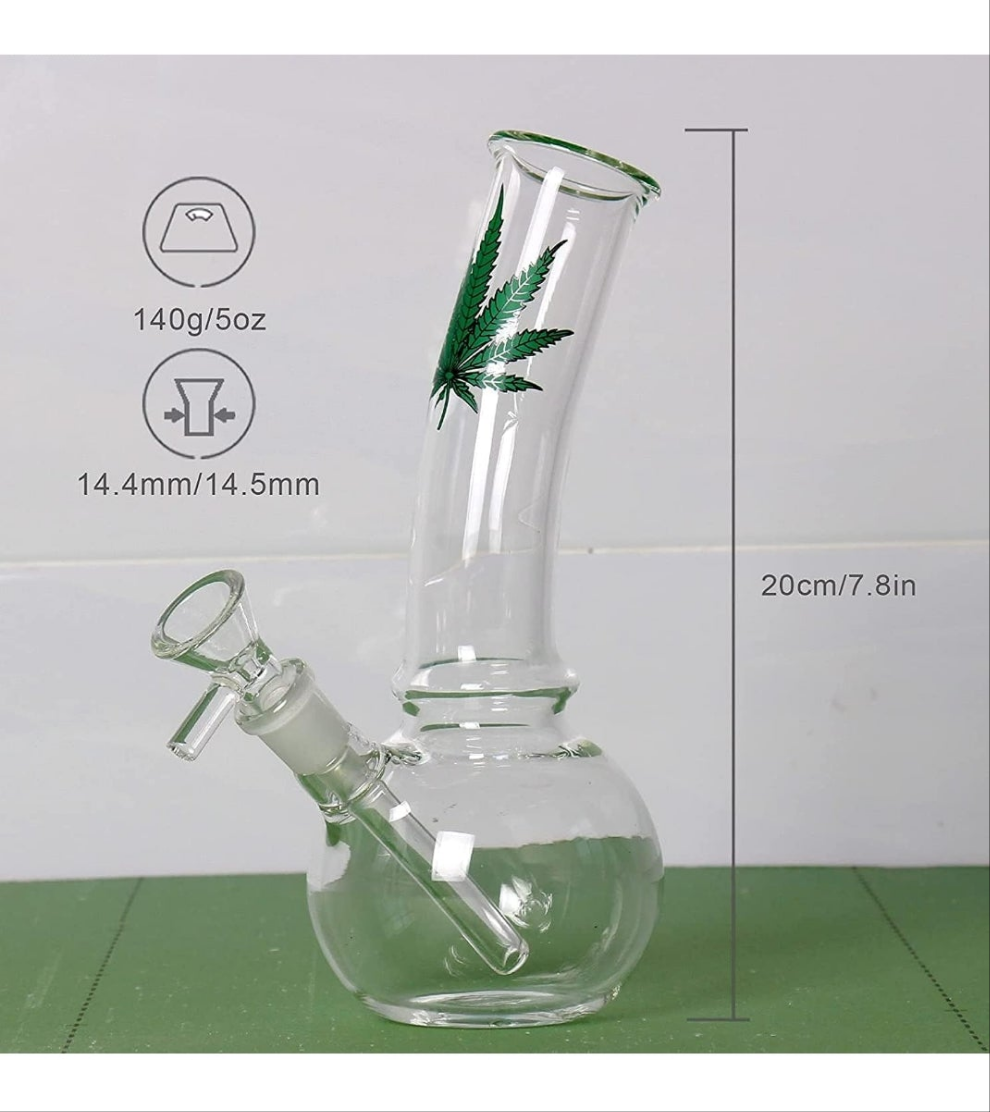 7.8inch Glass Water Set of Drinkware, Reusable Kitchen Glass for Decor,Cocktail Glassware Sets for Wine Iced Coffee, Kitchen Gifts for Party (Clear)