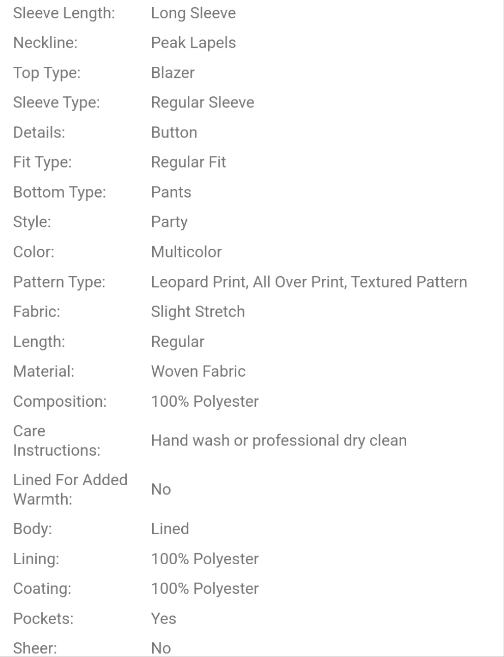 Mens 2 Piece Suit Tuxedo Slim Fit Notched Lapel Stylish Blazer Leopard Print Sports Coat Stylish Dress Jacket Pants Set For Parties COCOMONEY