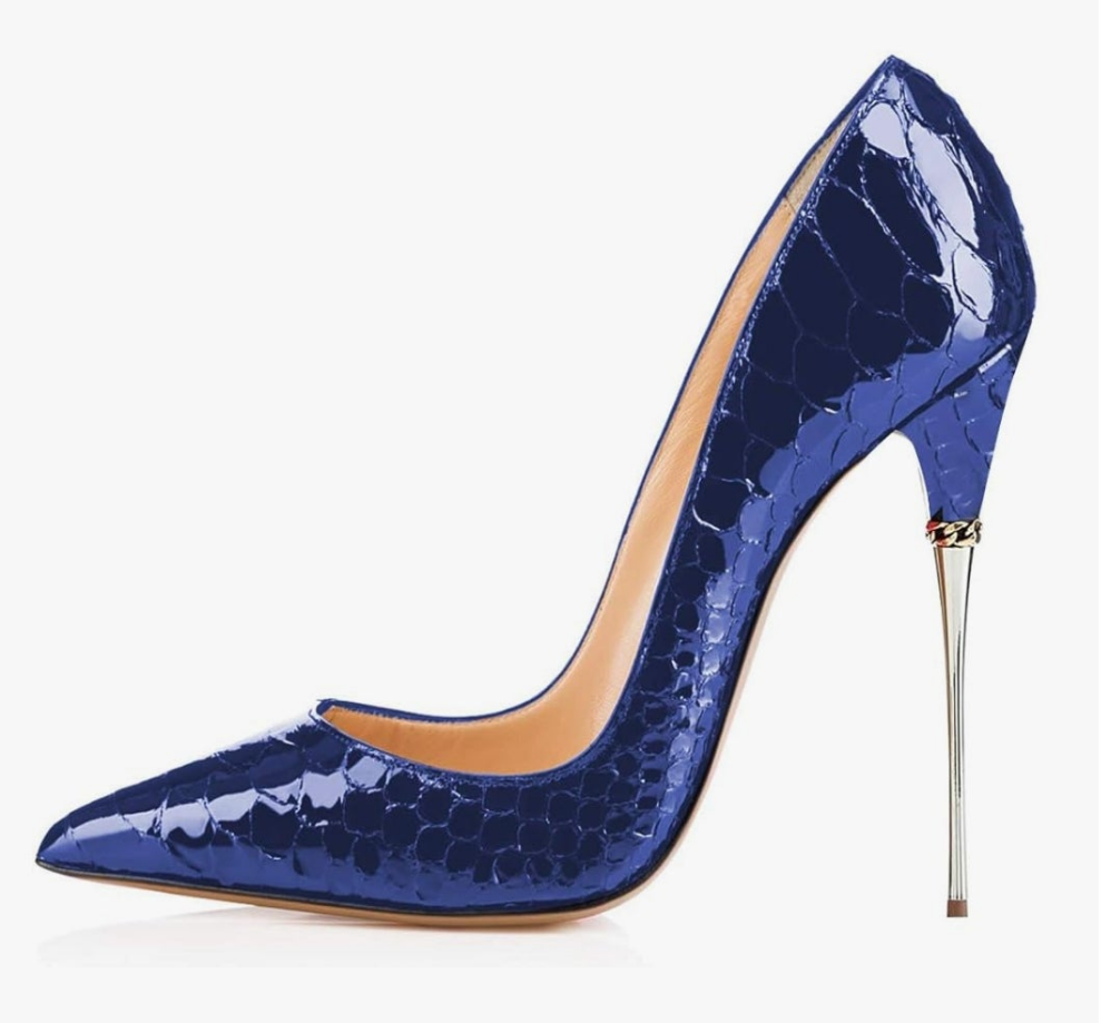 Sexy Slip On Pumps Stiletto Heels Pointy Toe Chic Party Evening Dress