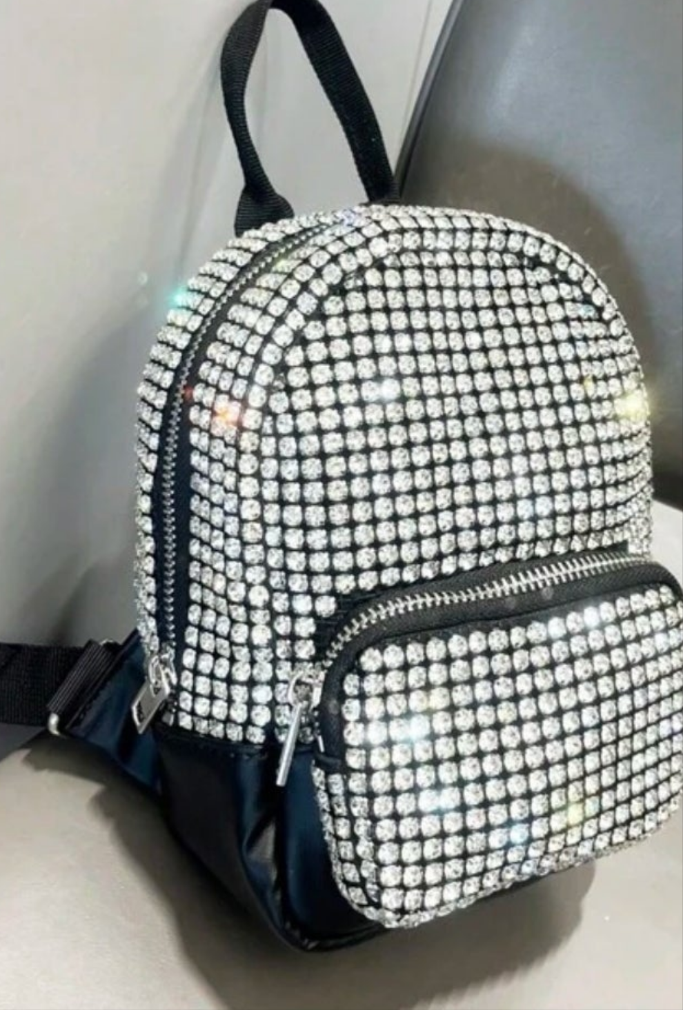 COCOMONEY Rhinestone Baddie minni