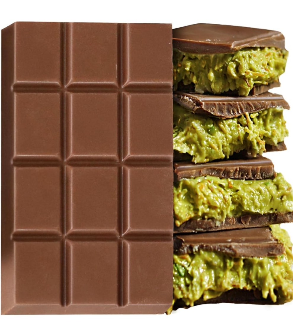 Dubai Chocolate Bar, Pistachio Chocolate Knafeh Bar – 2.3oz (65g), Perfect Snack & Treat