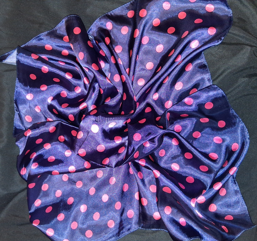COCOMONEY SILK SCARF 23.63in×23.62in