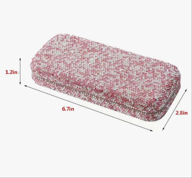 Bling sunglasses case