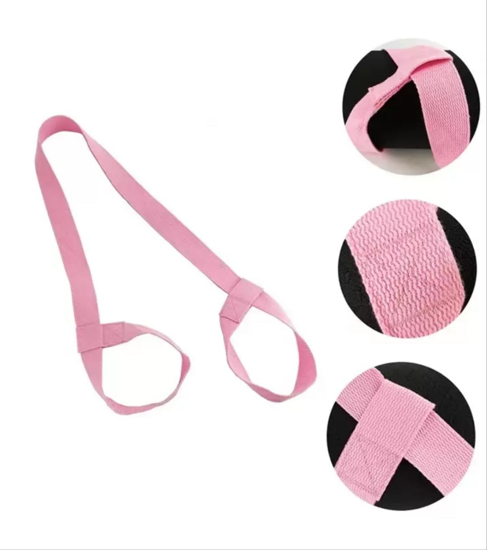 1pc Yoga Mat Carrying Strap, Portable Yoga Mat Binding Strap, Stretch Band %100 polyester