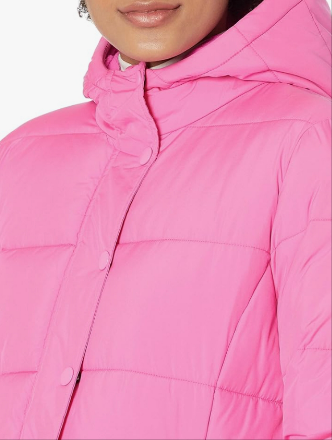 Women's Heavyweight Long-Sleeve Hooded Puffer Coat