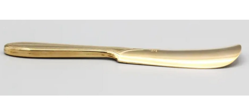 Tiffany & Co. Retro 14 Karat Gold Shoehorn