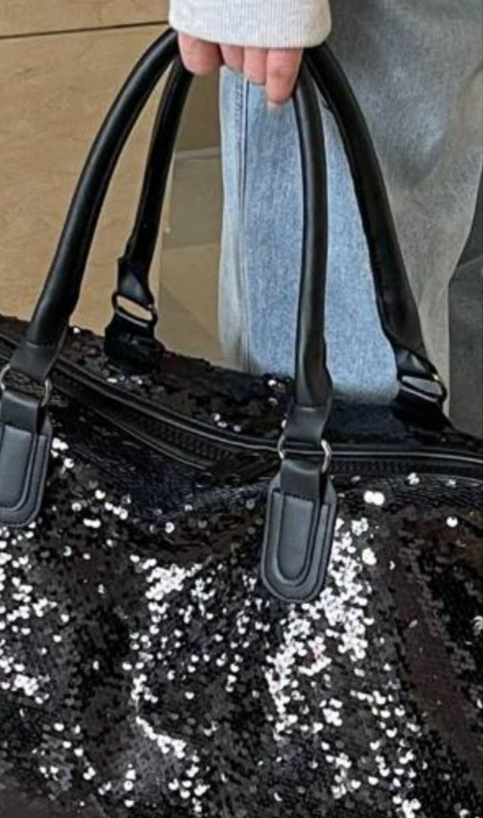 COCOMONEY Duffel Bag Sequin Queen