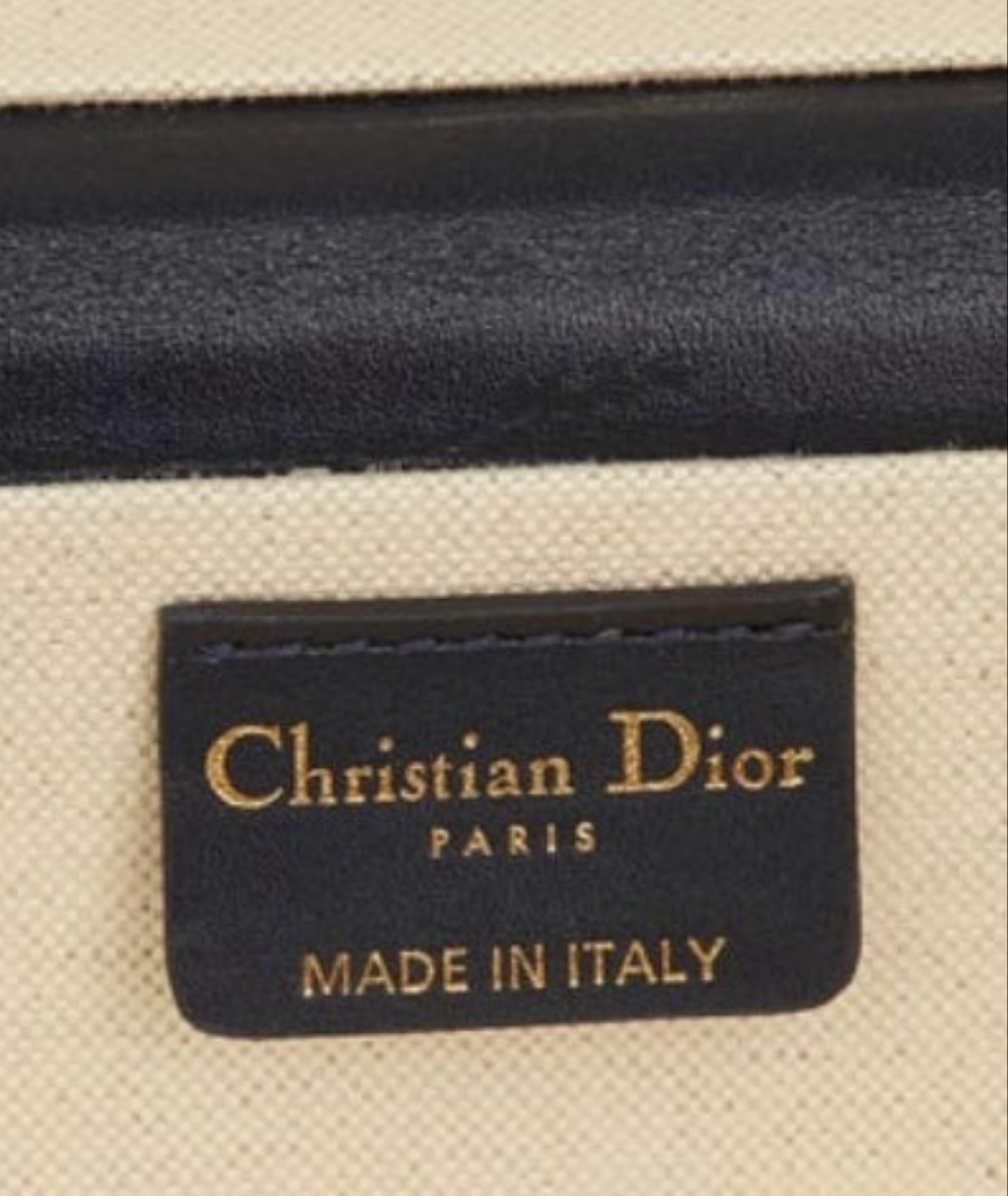 Dior 2017 Dior Blue Oblique Monogram Canvas & Calfskin Leather Jewellery Case