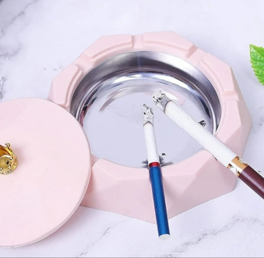 Pink royal ashtray