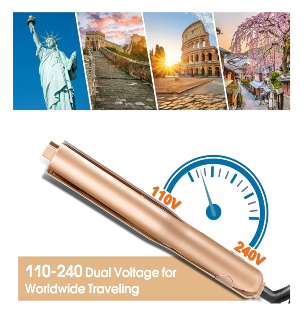 Hair straightener gold
