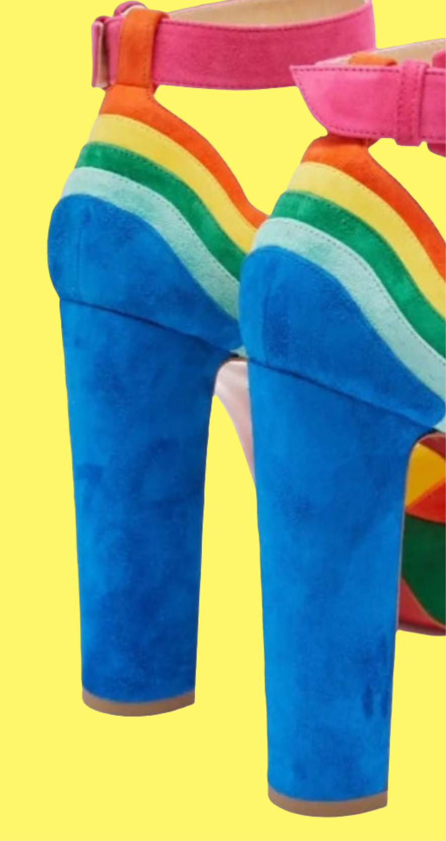 Christian Louboutin Degratissimo Alta 130 VV/Suede Sandal Heels
Multi (Women's)