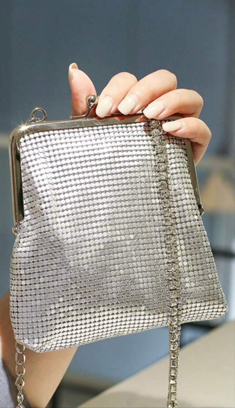 COCOMONEY Miss Prissy mini bag with chain kiss me 💋