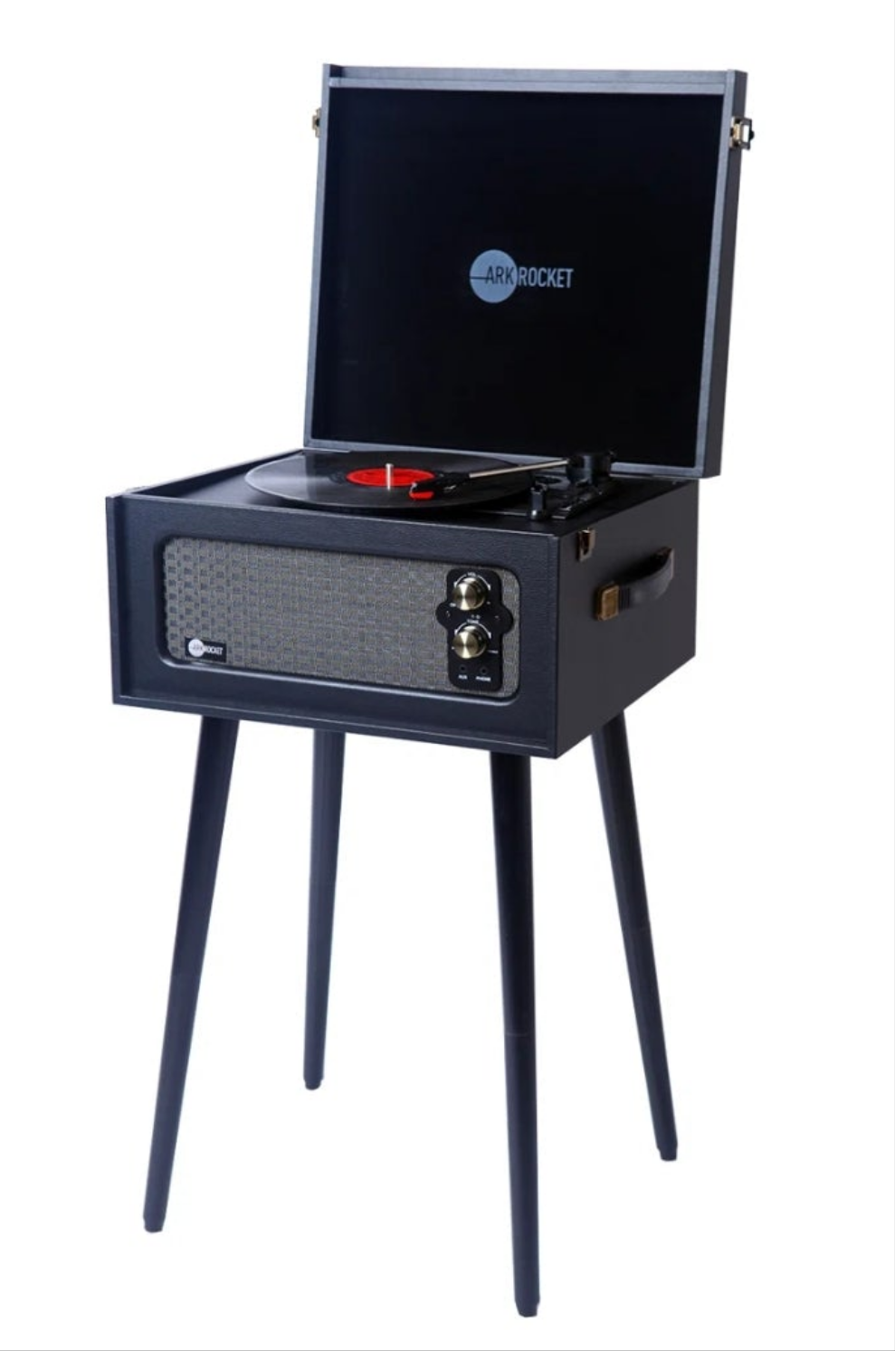 Bluetooth Record Player Stand with 3-Speed Turntable