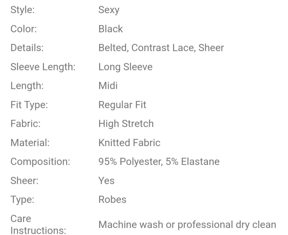 Sexy & Comfortable Lace Patchwork Robe COCOMONEY