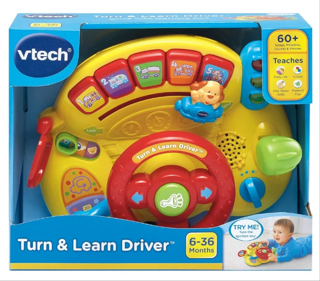 VTech Turn and Learn Driver, Yellow