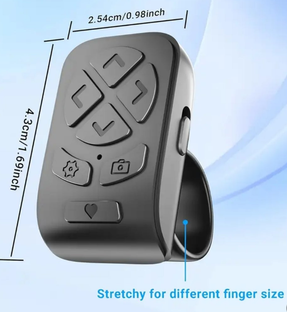Remote Control Page Turner For Kindle, Ipad Surface Comics, For IPhone, Android Tablets Reading Novels Taking Photos