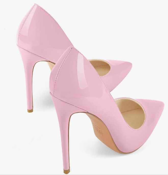 Women's Classic Pumps Pointed Toe Sexy 4.7 Inches High Heels