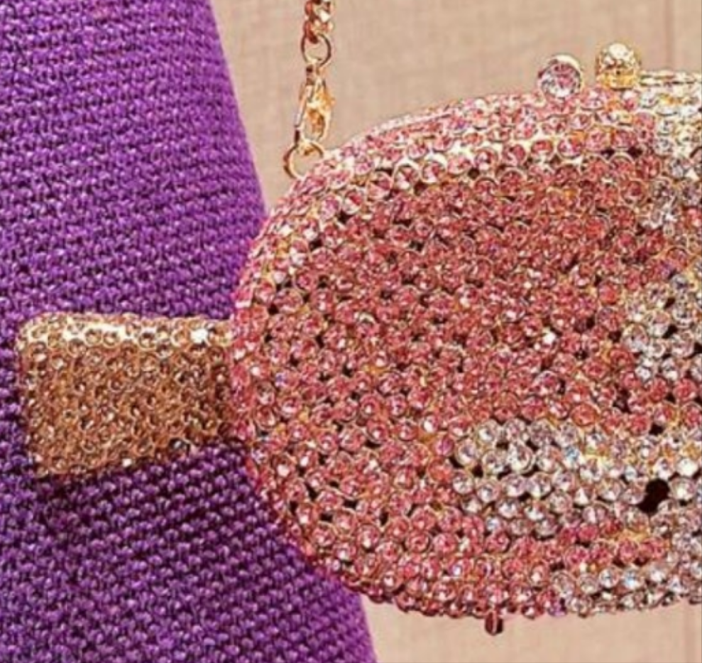 COCOMONEY Miss Icy Clutch Evening Bag