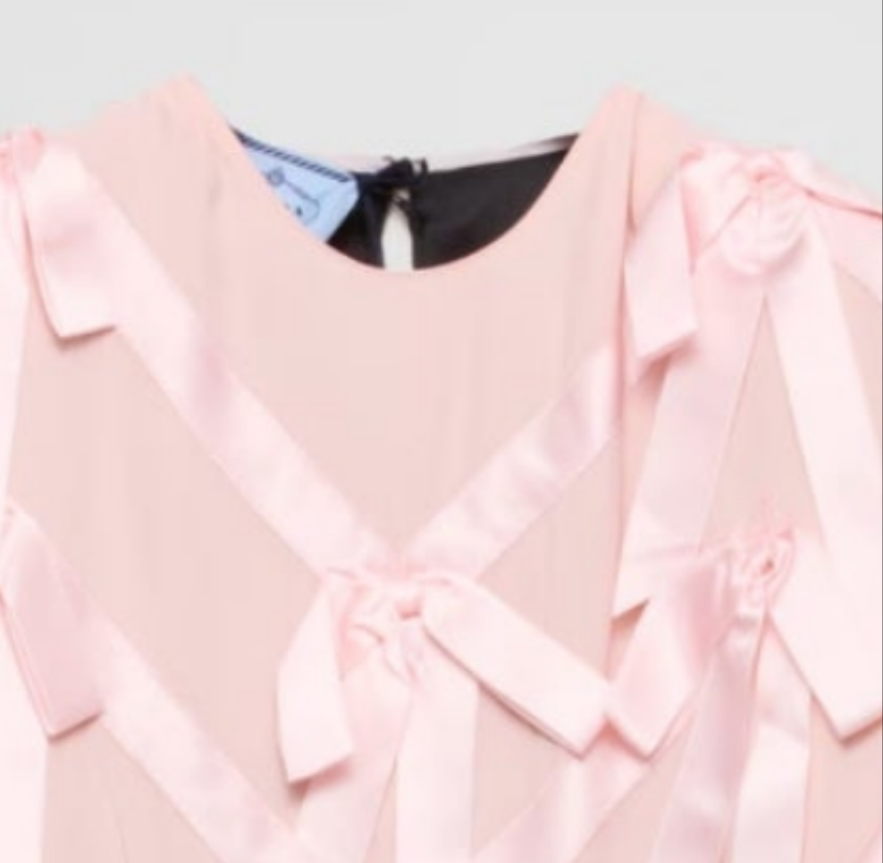 Prada Sablé dress with bows