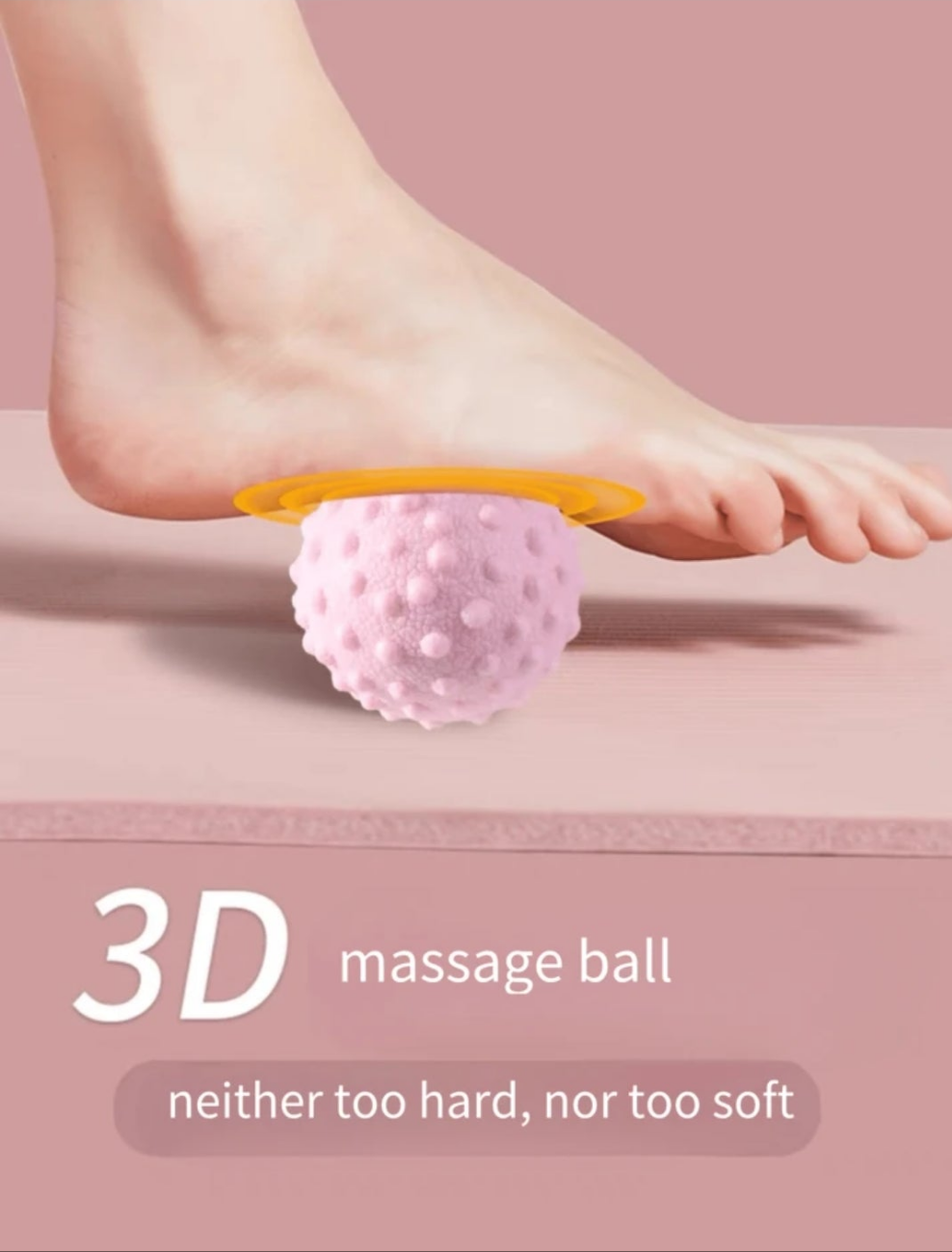 2pcs Massage Ball, Fascia Ball, Muscle Relaxation Ball, Acupressure Spiky Ball, Yoga Fitness Ball, Handheld Foot Roller