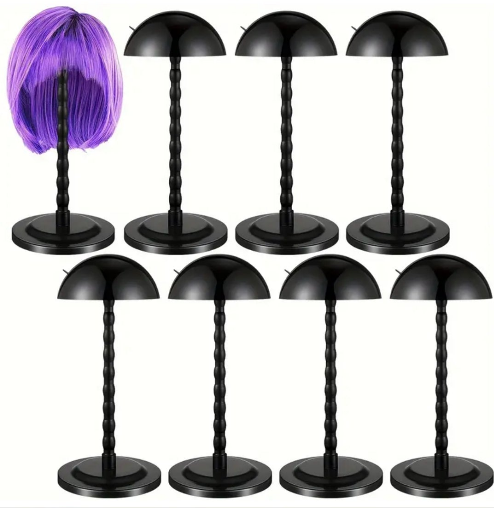 1 piece Wig or Hat Stand plastic easy assembly