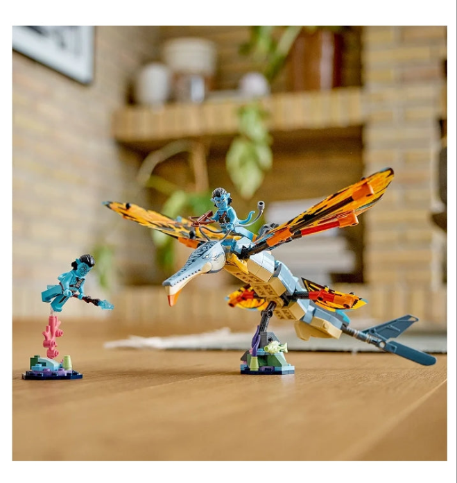 The Way of Water Skimwing Adventure 75576 Collectible Set with Toy Animal for Boys & Girls, Pandora Coral Reef Scene, Jake Sully and Tonowari Minifigures