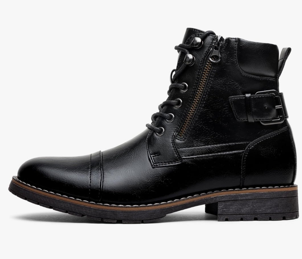 Men's Boots Boots for Men Casual Boots Motorcycle Combat Ankle Dress Boots Mens oh my cutie