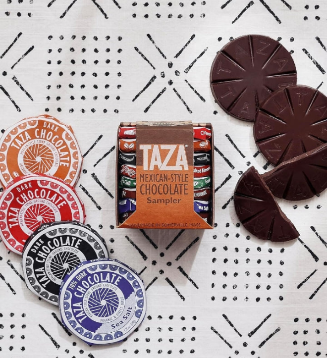 Taza Chocolate Organic Mexicano Disc Stone Ground, Variety Pack, 1.35 Ounce (8 Count), Vegan