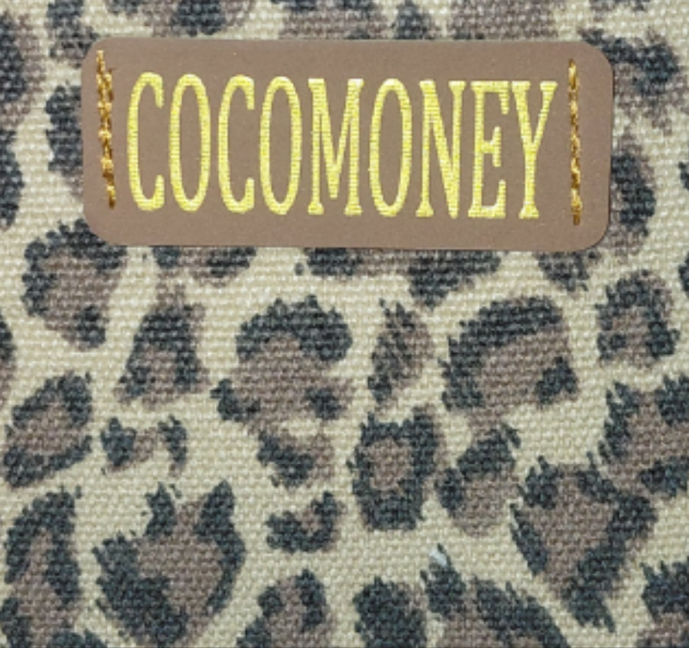 COCOMONEY MAKEUP OR ACCESSORY LEOPARD BAG 10.5L×7H×3W INCHES
