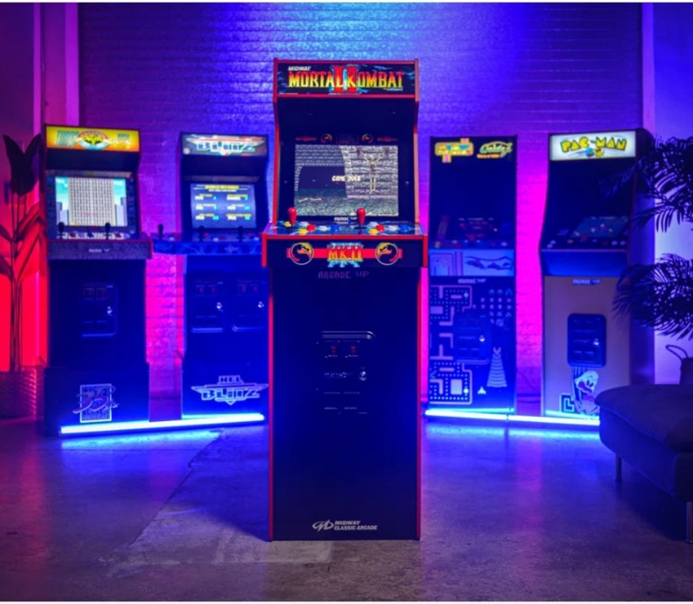 GALAGA 1981 DLX ED...OR Pacman Legacy Arcade DLX ED...OR Nba Jam Deluxe 2-player Control Panel Arcade Machine Console...ORMORTAL KOMBAT II ARCADE DLX ED