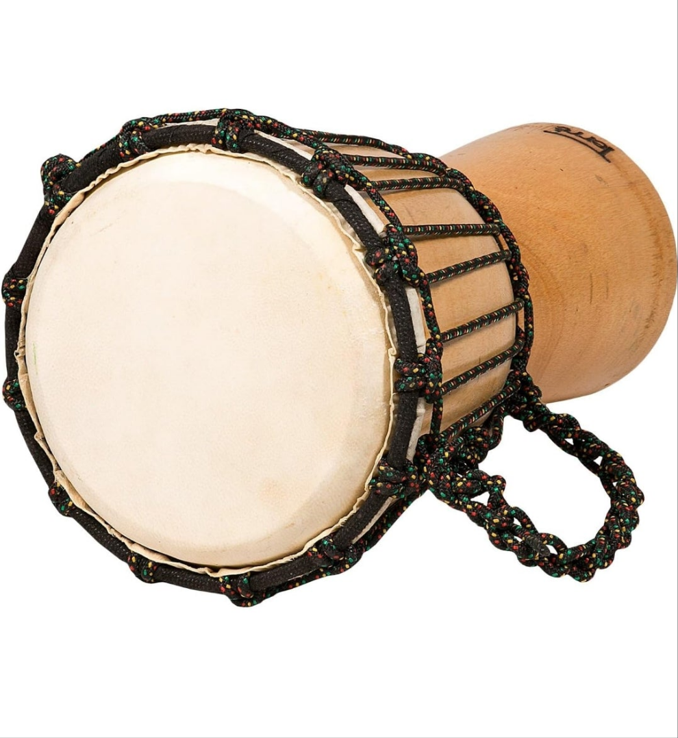 Djembe Beginner Plain,12" tall, 6.5-7" head