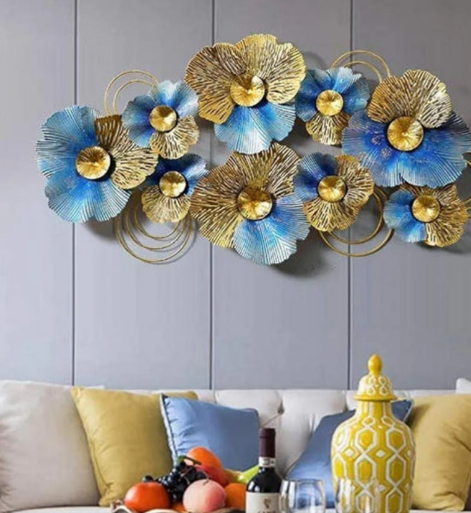 Wall Sculpture Metal Wall Art Sculpture Living Room Background Hanging Decor Iron Home Wall Hanging Statue