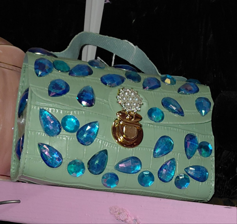 Custom mini Handbag COCOMONEY 1 of 1 only 1 size*7×5in pu