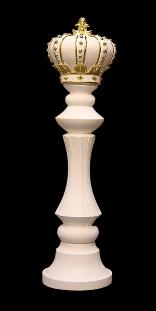 5' Feet Tall Queen or King or 4' Feet Knight Chess Piece Giant Chess Piece Decor