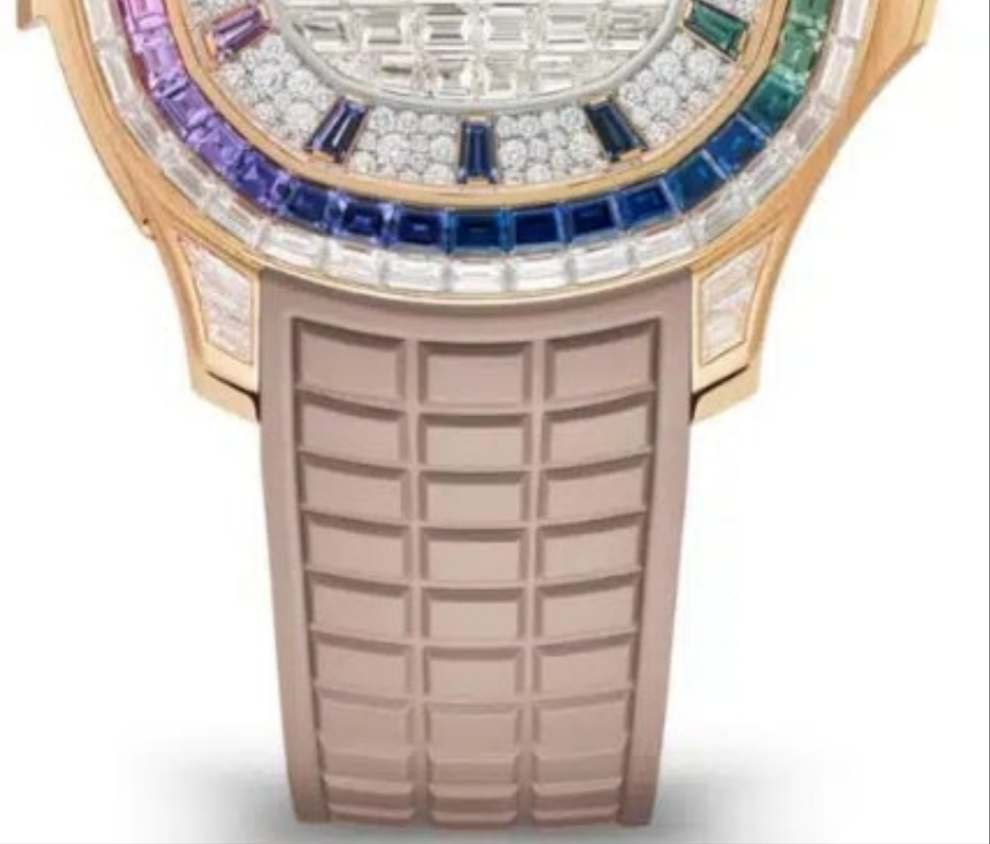 Patek Philippe GRAND Complications Multicolored Diamond Dial Beige Strap 5260-355R-001